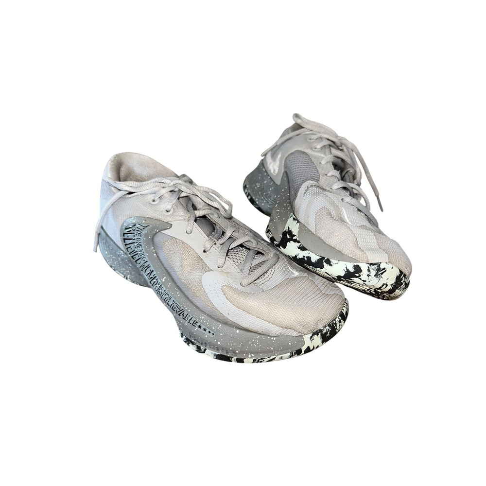 Nike Zoom Freak 4 GS 'Etched in Stone' Size 7Y DQ0553-004